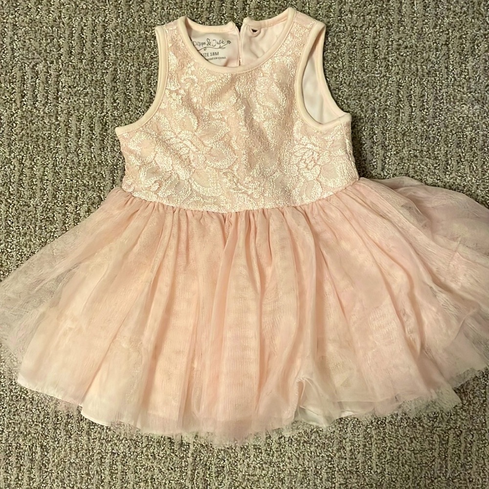 Pipa and Julie pink dress 18 month.  Excellent dress only worn once.